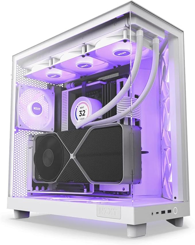 Picture of NZXT H6 Flow RGB White CC-H61FW-R1