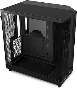 Picture of NZXT H6 Flow Compact Dual-Chamber Mid-Tower – Black