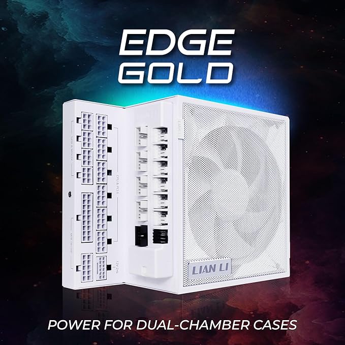 Picture of Lian Li EDGE Gold 1200W ATX 3.1 Fully Modular PSU – White