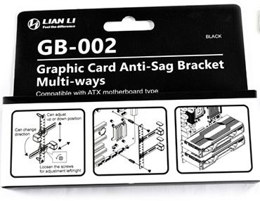 Picture of دعامة ليان لي GB-002 لمنع ترهل بطاقات الرسوميات – دعم قابل للتعديل لبطاقات VGA، أسود