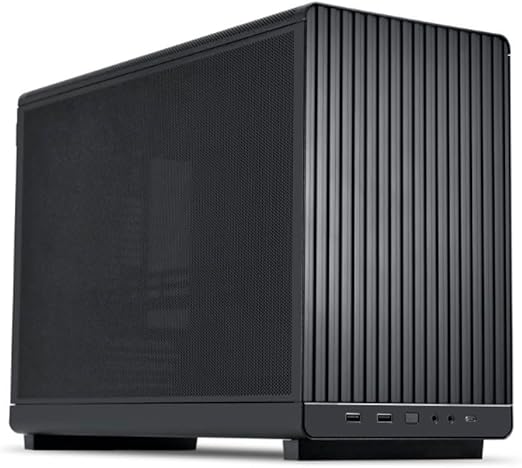 Picture of Lian Li DAN-A3 Mesh Micro ATX Case – Tempered Glass, High Airflow, Black (A3X)