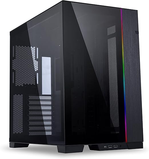 Picture of Lian Li O11 Dynamic EVO ATX Mid Tower Case – Aluminum, Steel & Tempered Glass, Black (O11DEX)