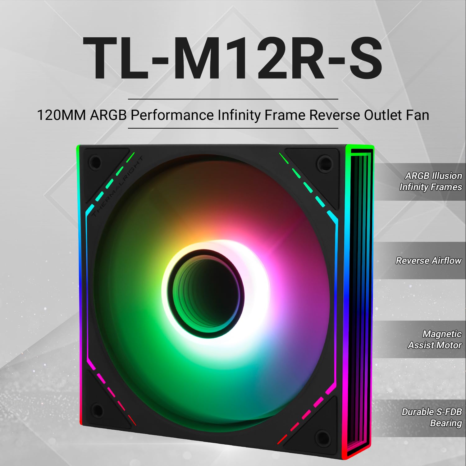 Picture of Thermalright TL‑M12R‑S 120mm ARGB CPU Case Fan