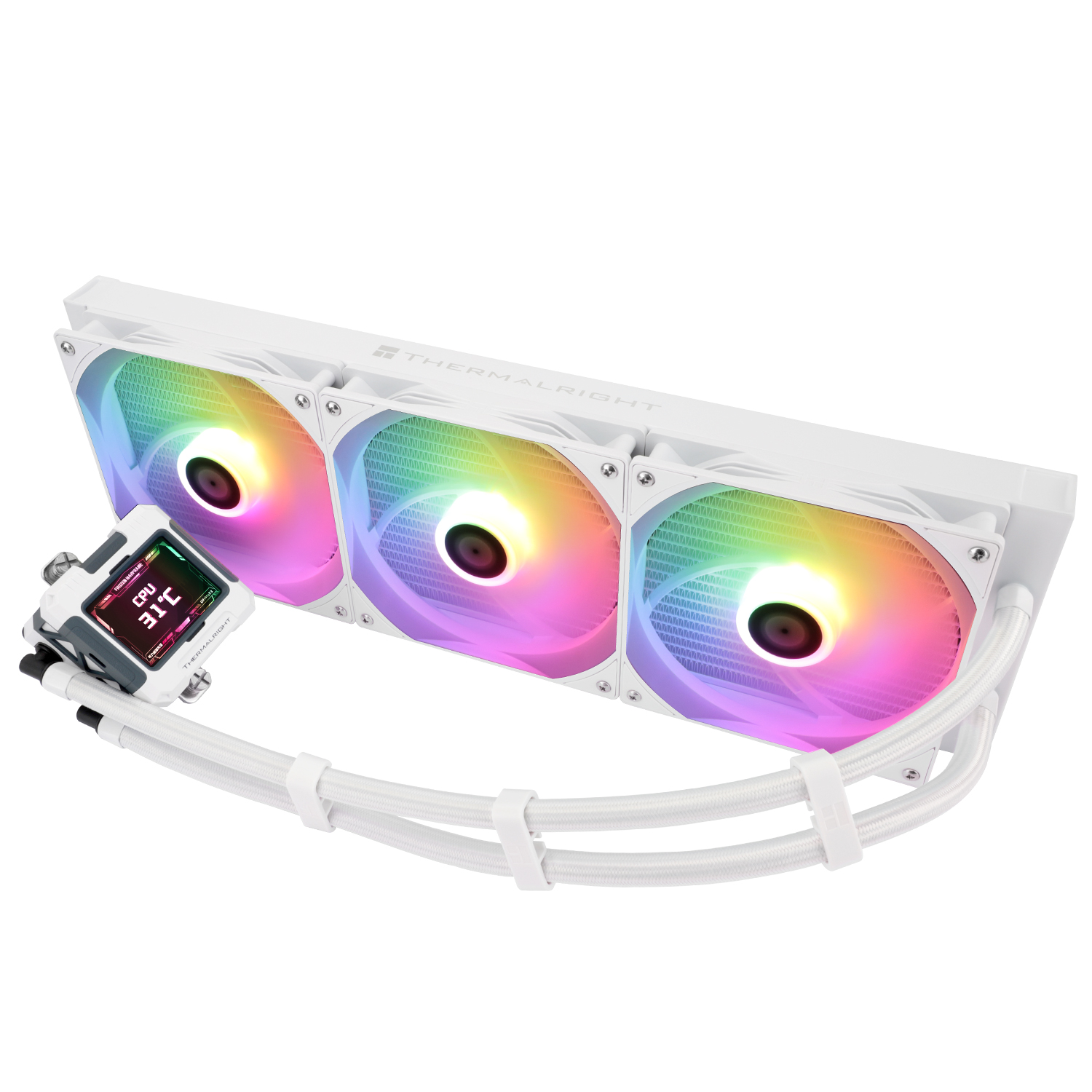 Picture of Thermalright Frozen Warframe 420 ARGB White AIO CPU Liquid Cooler