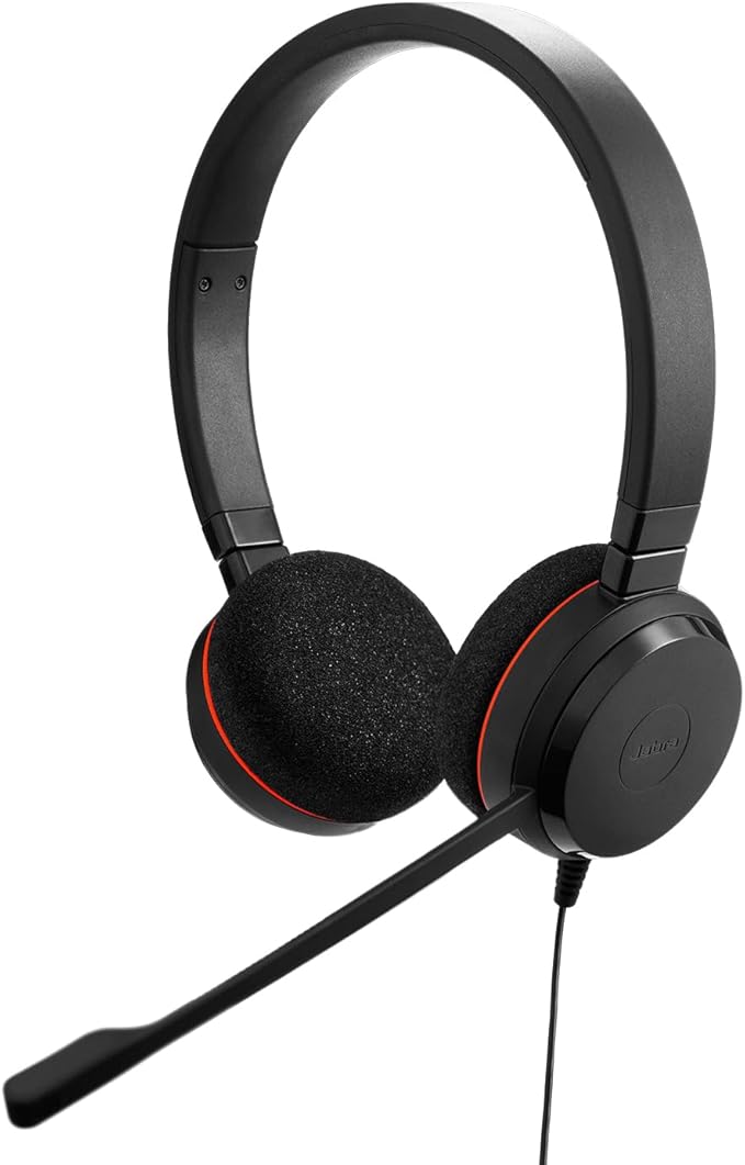 Picture of Jabra Evolve 20 Stereo Headset – USB-C/A – Passive Noise Cancelling – Microsoft Certified