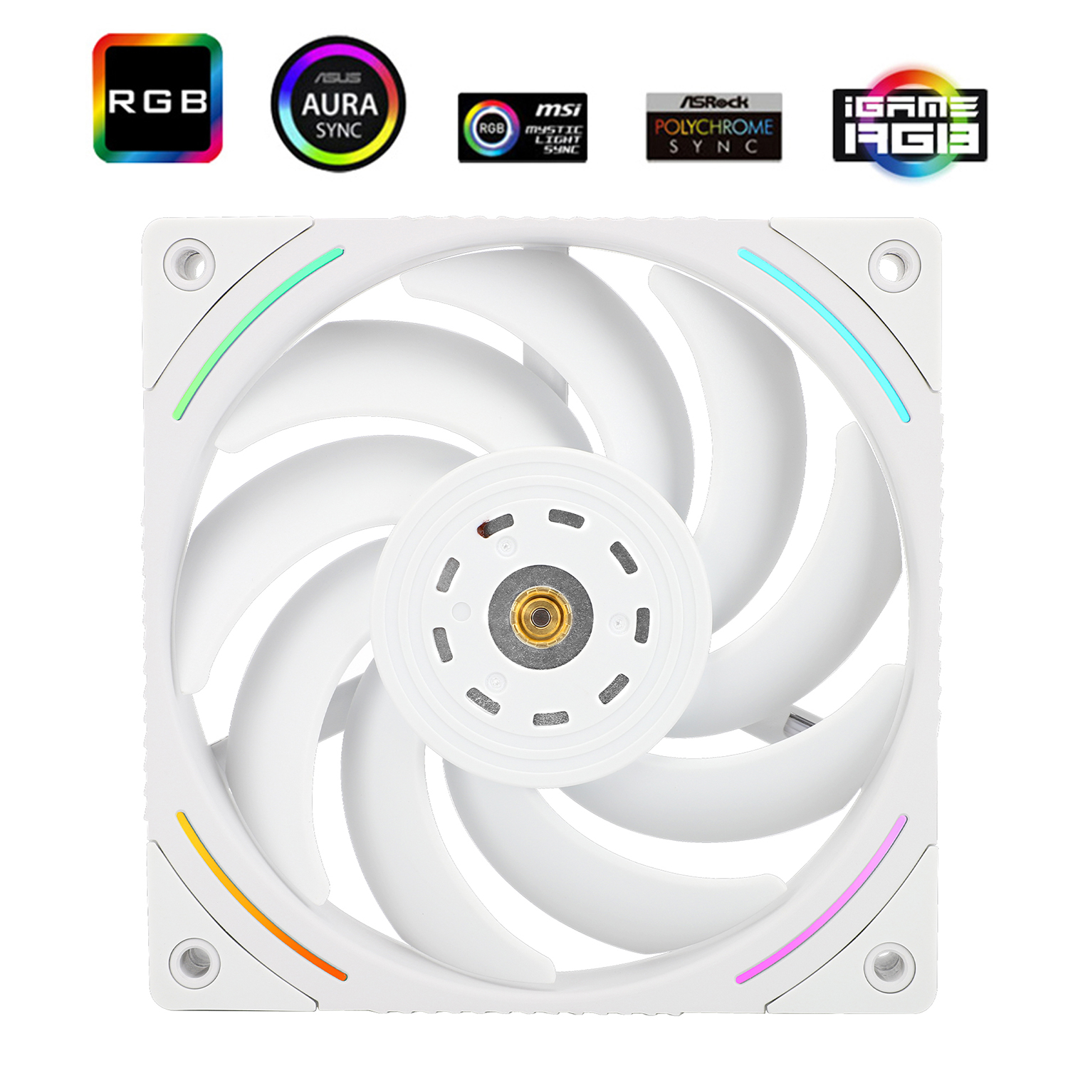 Picture of Thermalright TL‑K12W 120mm ARGB PWM Fan – White