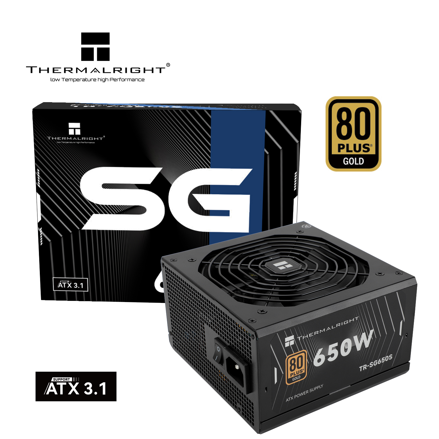 Picture of Thermalright SG‑650S 650W 80 PLUS Gold Non‑Modular PSU