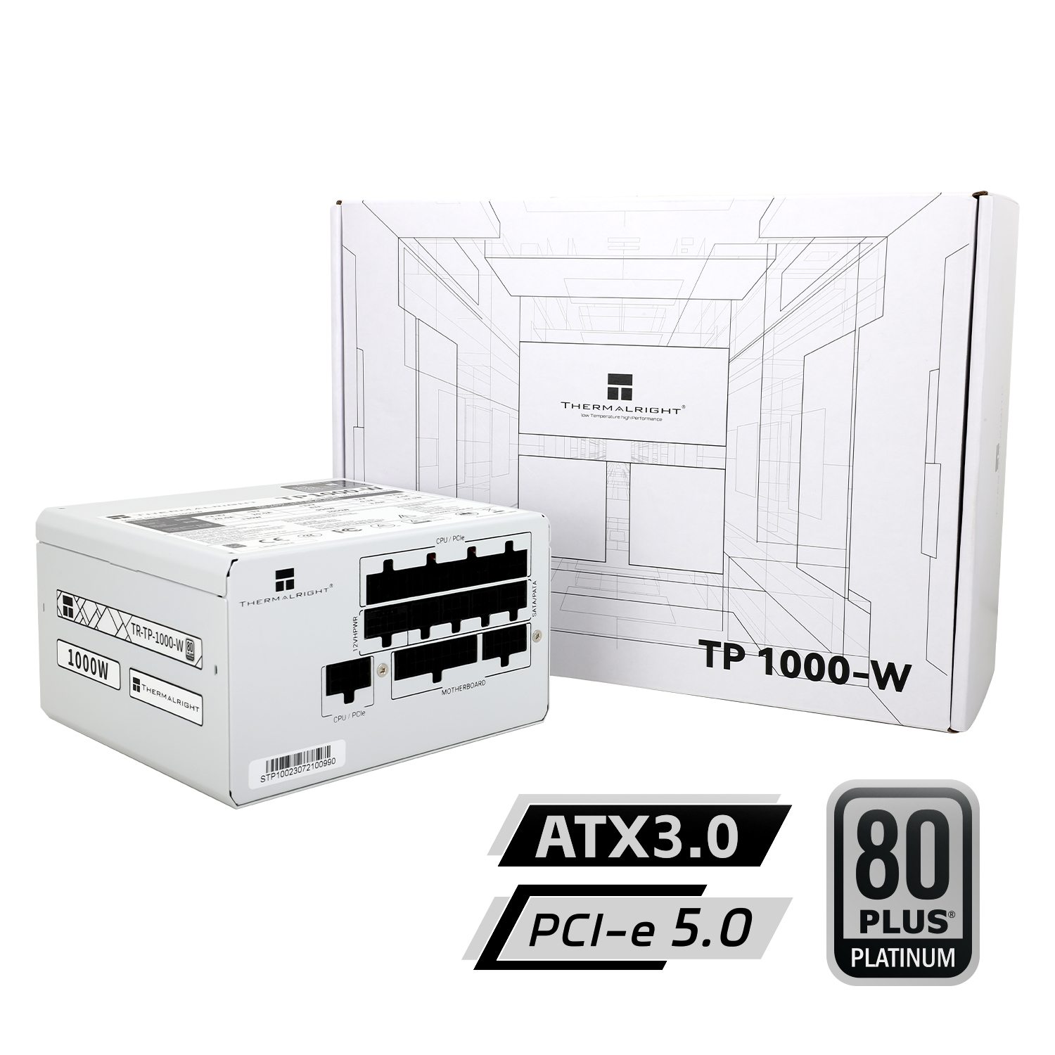 Picture of Thermalright TP‑1000‑W 1000W 80 Plus Platinum Full‑Modular Power Supply