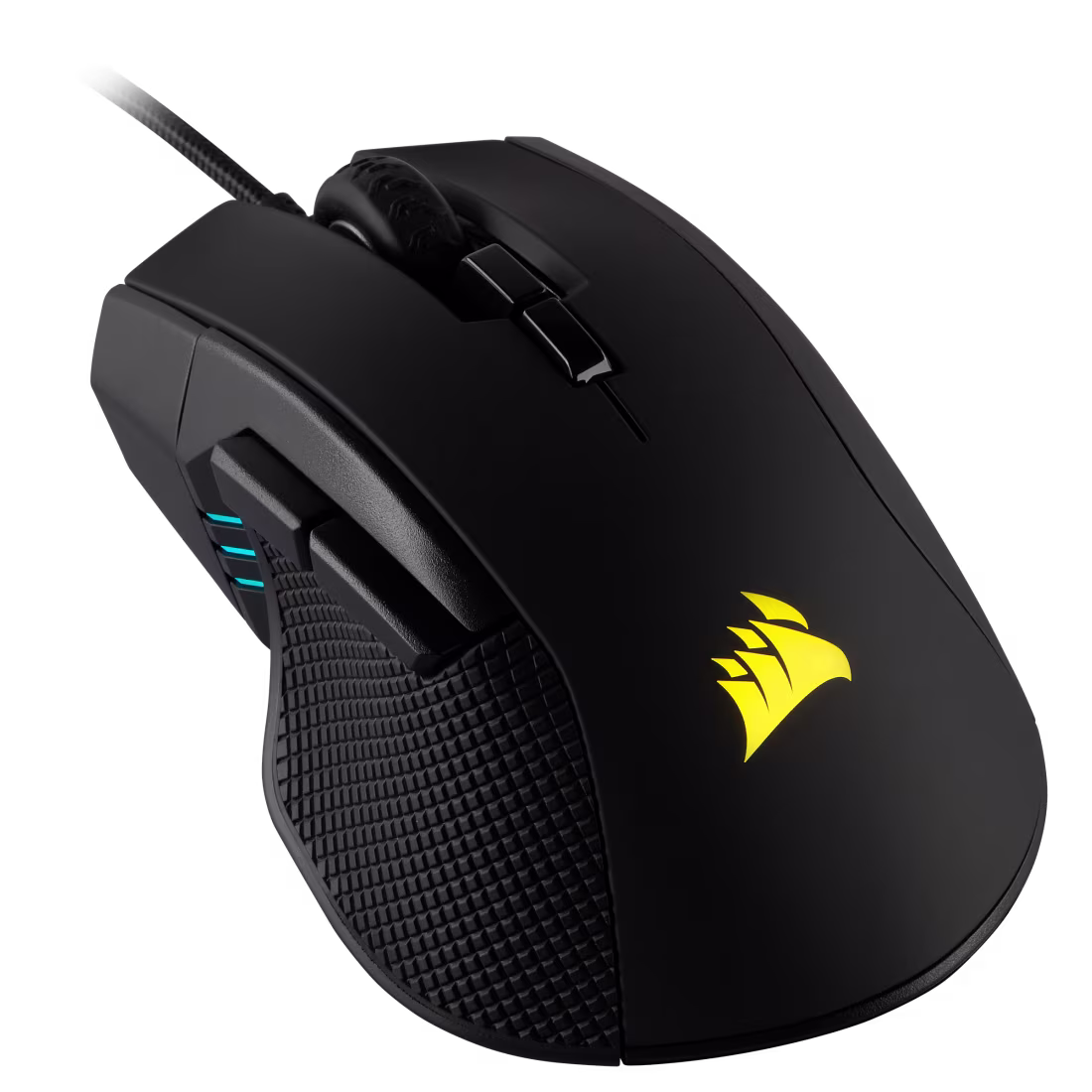 Picture of Corsair Ironclaw RGB Wired Gaming Mouse | 18,000 DPI | 7 Programmable Buttons | Black