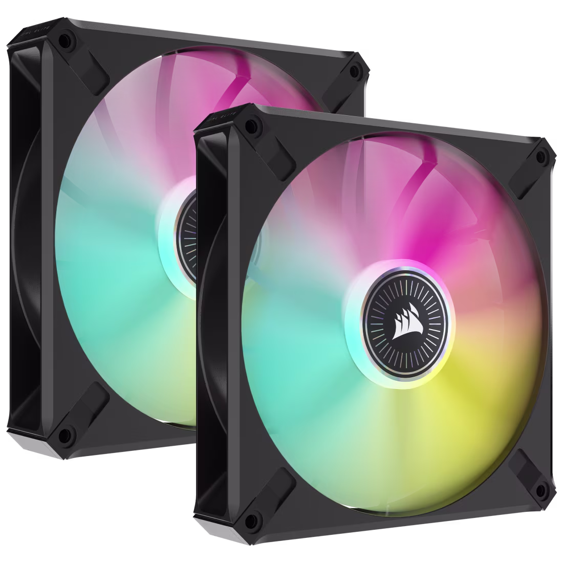 Picture of iCUE ML140 RGB ELITE – 140mm PWM – Dual Fan Kit – iCUE Node CORE 