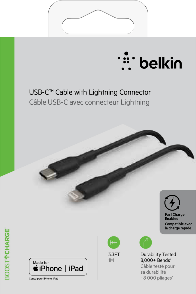 Picture of Belkin USB‑C to Lightning Cable 1 m