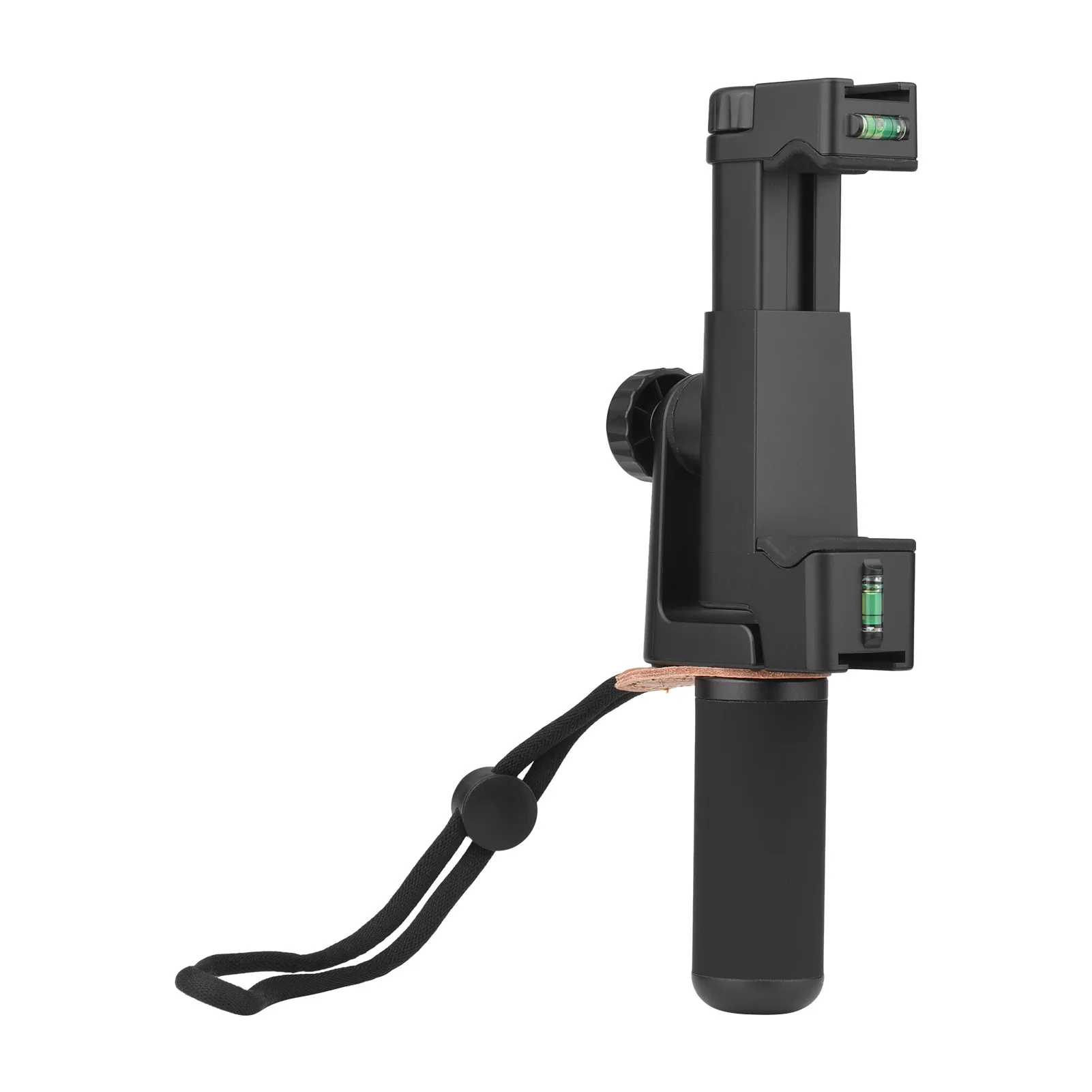 Picture of BOYA BY‑PSC3 Smartphone Video Rig with Dual Cold Shoe Mount, Bubble Level, Short Handle Grip & Wrist Strap