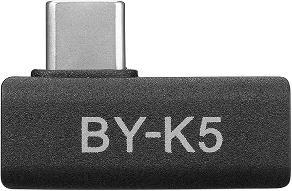 Picture of Boya BY-K5 Type-C Male to Type-C Female Adapter – Black