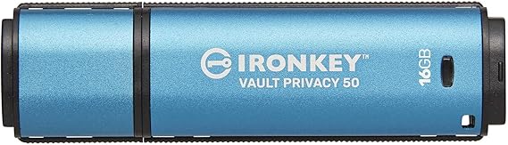 Picture of Kingston IronKey Vault Privacy 50 – 16GB Encrypted USB 