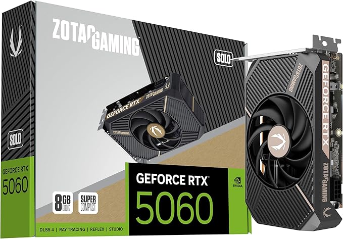 Picture of ZOTAC GAMING GeForce RTX 5060 SOLO Graphics Card