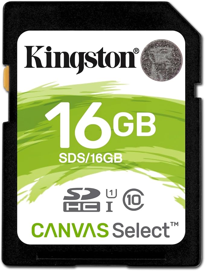 Picture of Kingston SDS/16GB Digital Canvas Select SDHC Flash Memory Card 16 GB 