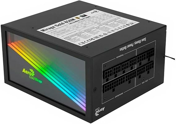 Picture of Aerocool MIRAGEGOLD 850W RGB – 80 Plus Gold Modular PSU