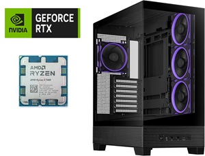 Picture of بي سي قمينق تجميع جهاز كمبيوتر للألعاب – ASUS B650 WIFI، Ryzen 5 7600، RTX 5060، 16GB DDR5 RGB، 1TB NVMe GEN4، أسود