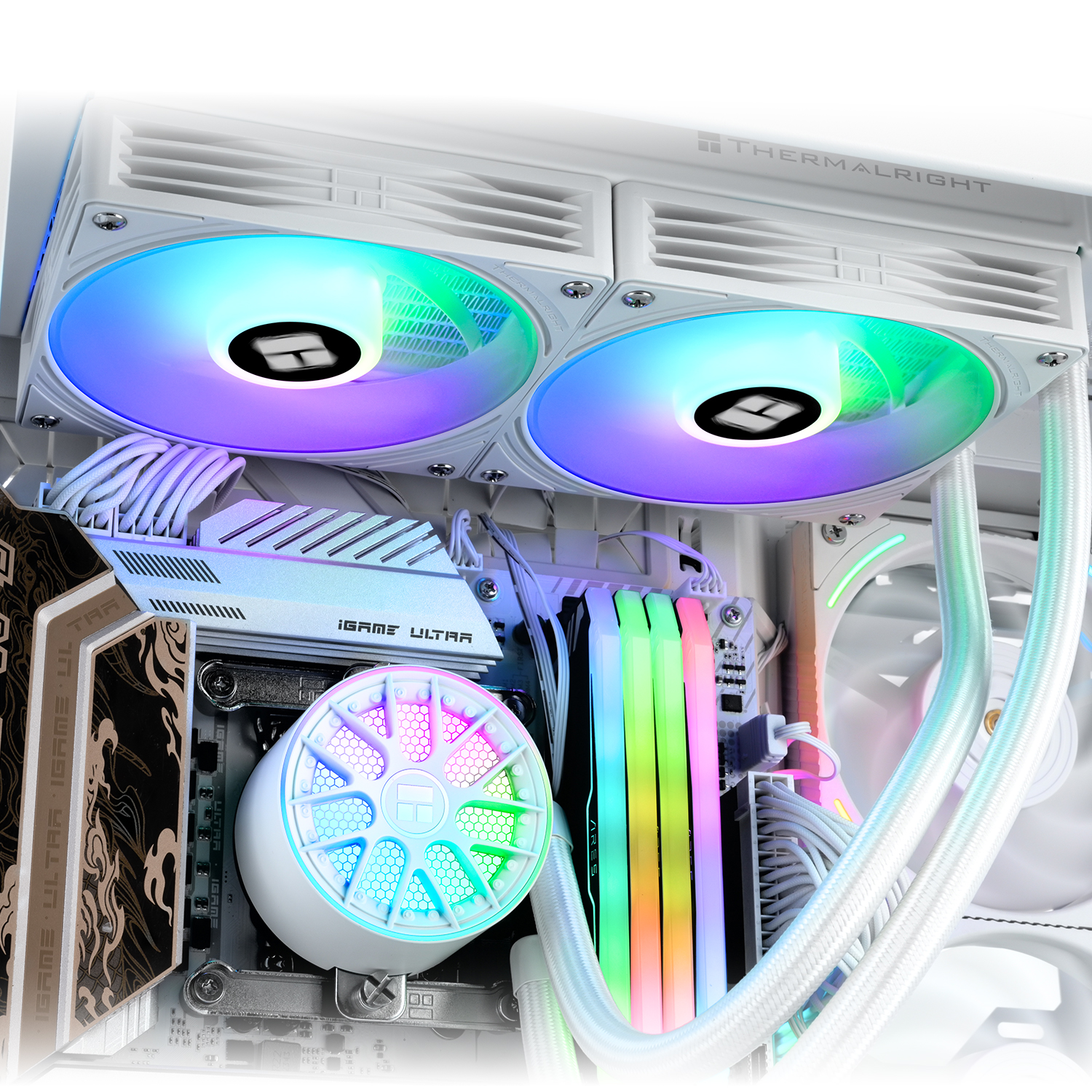 Picture of Thermalright Aqua Elite 240 V6 ARGB White CPU Liquid Cooler
