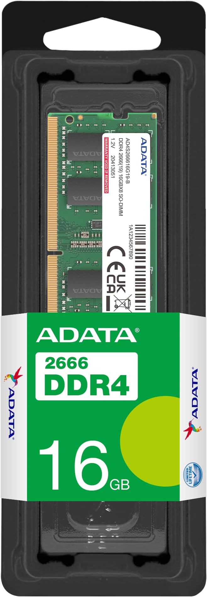 Picture of ADATA XPG Premier 16GB DDR4 2666MHz Laptop RAM SODIMM