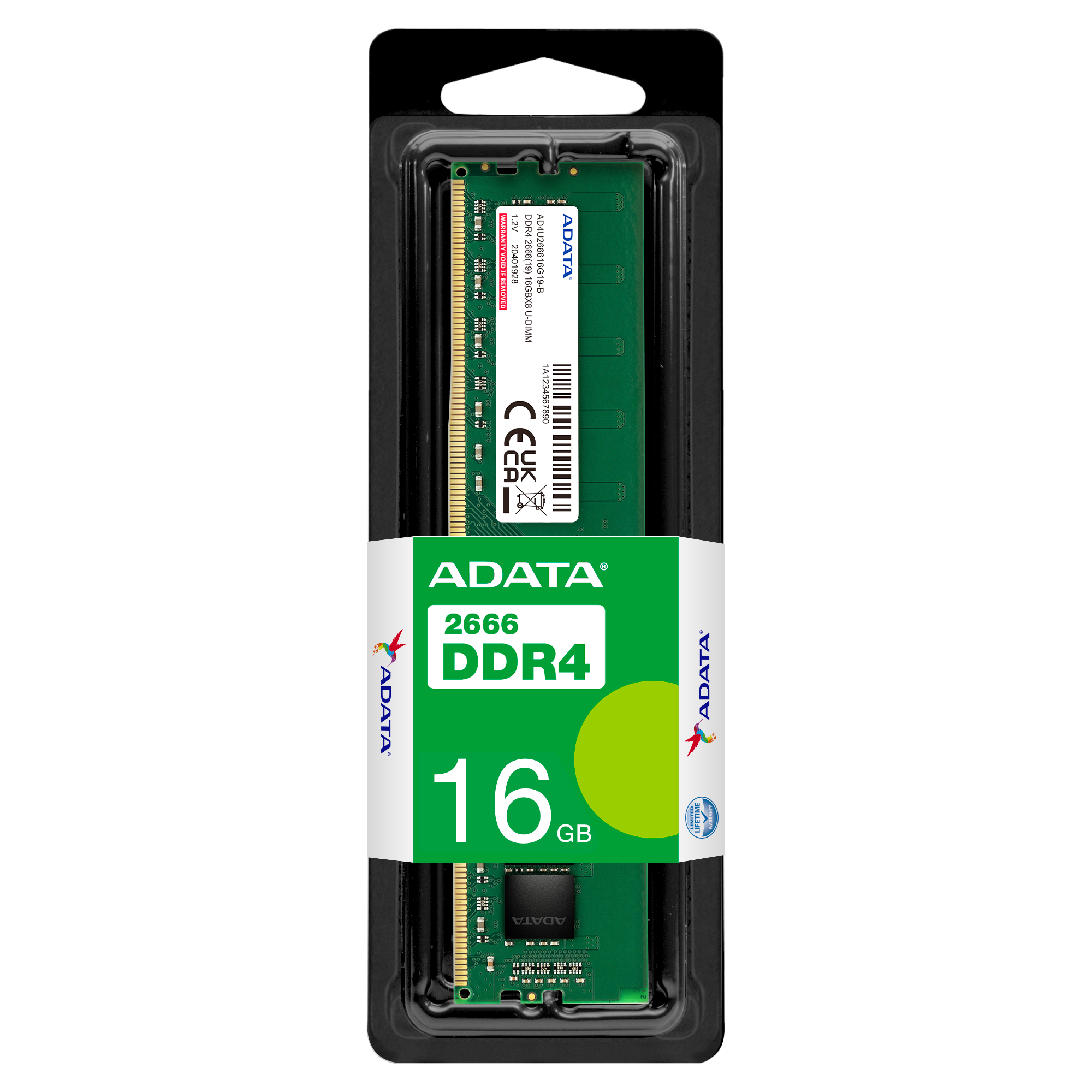 Picture of ADATA Premier DDR4 16GB 2666MHz Desktop RAM