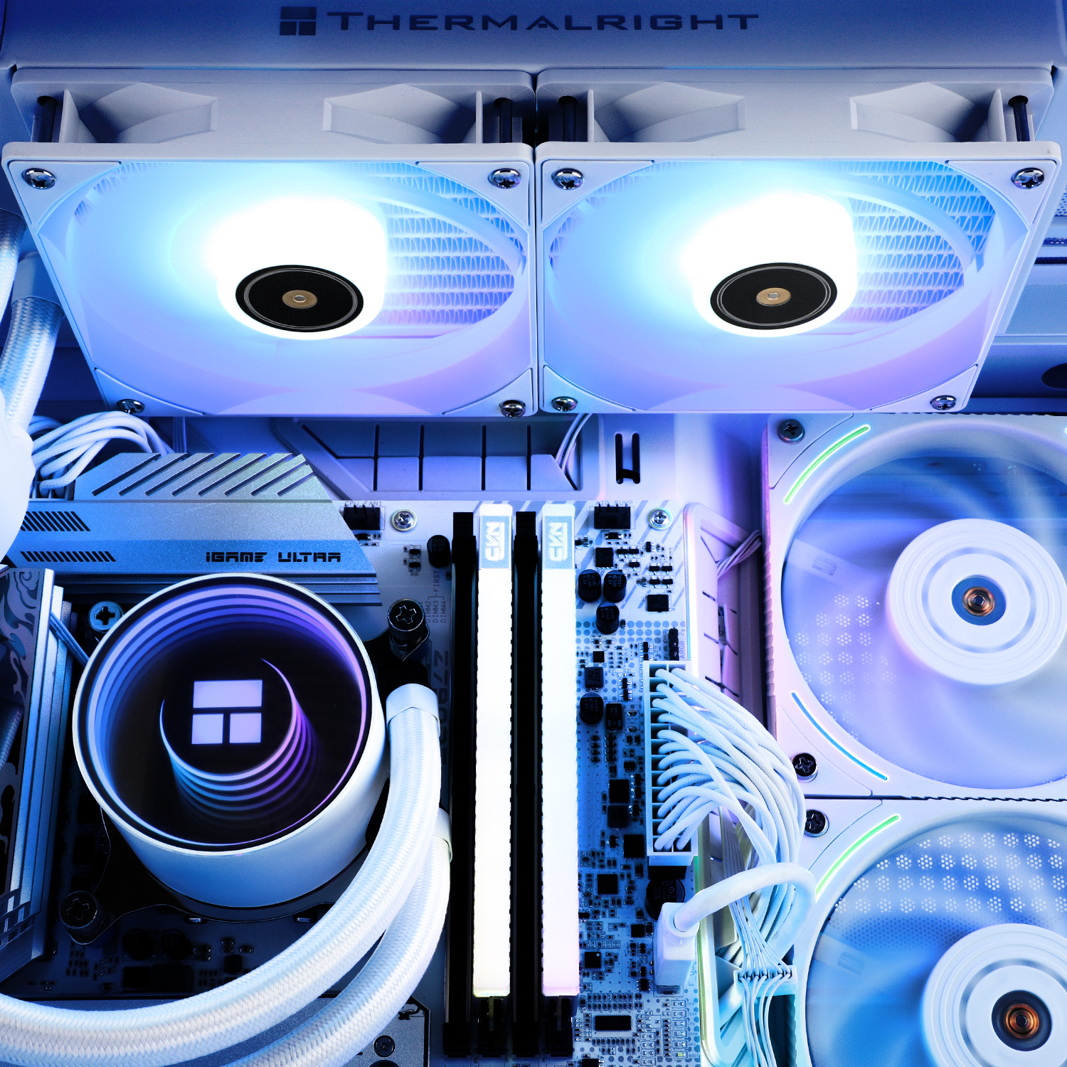 Picture of Thermalright Frozen Notte 240 White ARGB V2 AIO Liquid CPU Cooler – 240mm Radiator, Dual PWM Fans, Intel & AMD Compatible