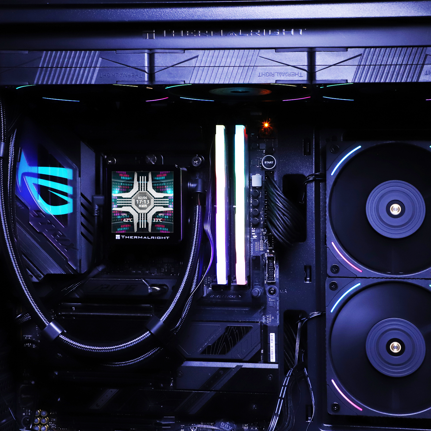 Picture of Thermalright Frozen Vision 360 ARGB Black V2 AIO CPU Water Cooler