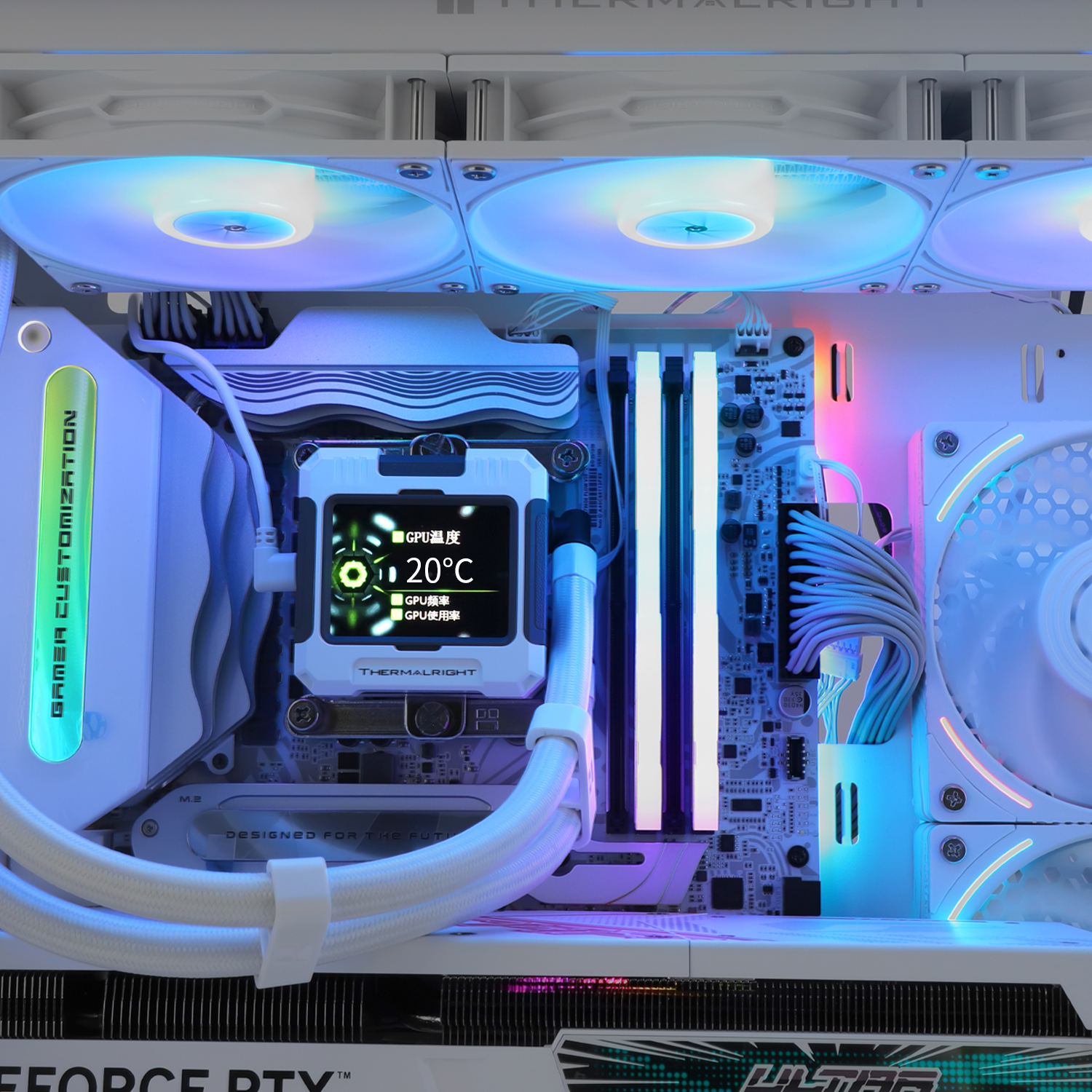 Picture of Thermalright Frozen Warframe 360 WHITE ARGB AIO CPU Liquid Cooler