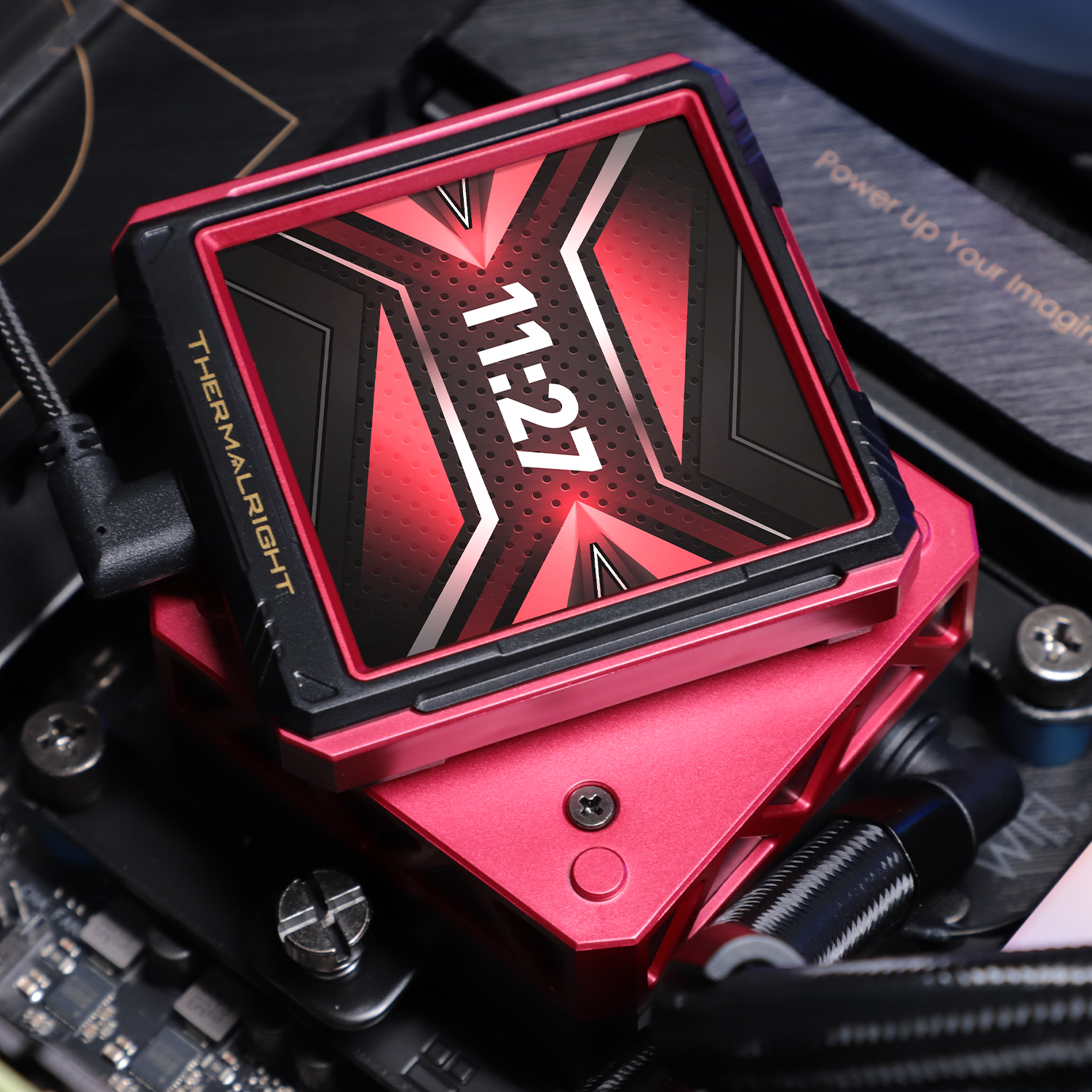 Picture of Thermalright Frozen Warframe 360 Ultra Black ARGB LCD AIO CPU Liquid Cooler