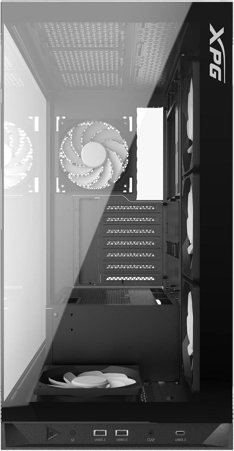 Picture of XPG Invader X Mid-Tower Gaming ATX PC Case – Black