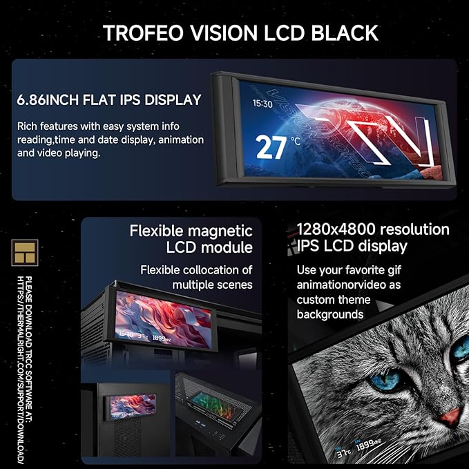 صورة لـ  ثيرمالرايت تروفييو فيجن شاشة فرعية سوداء