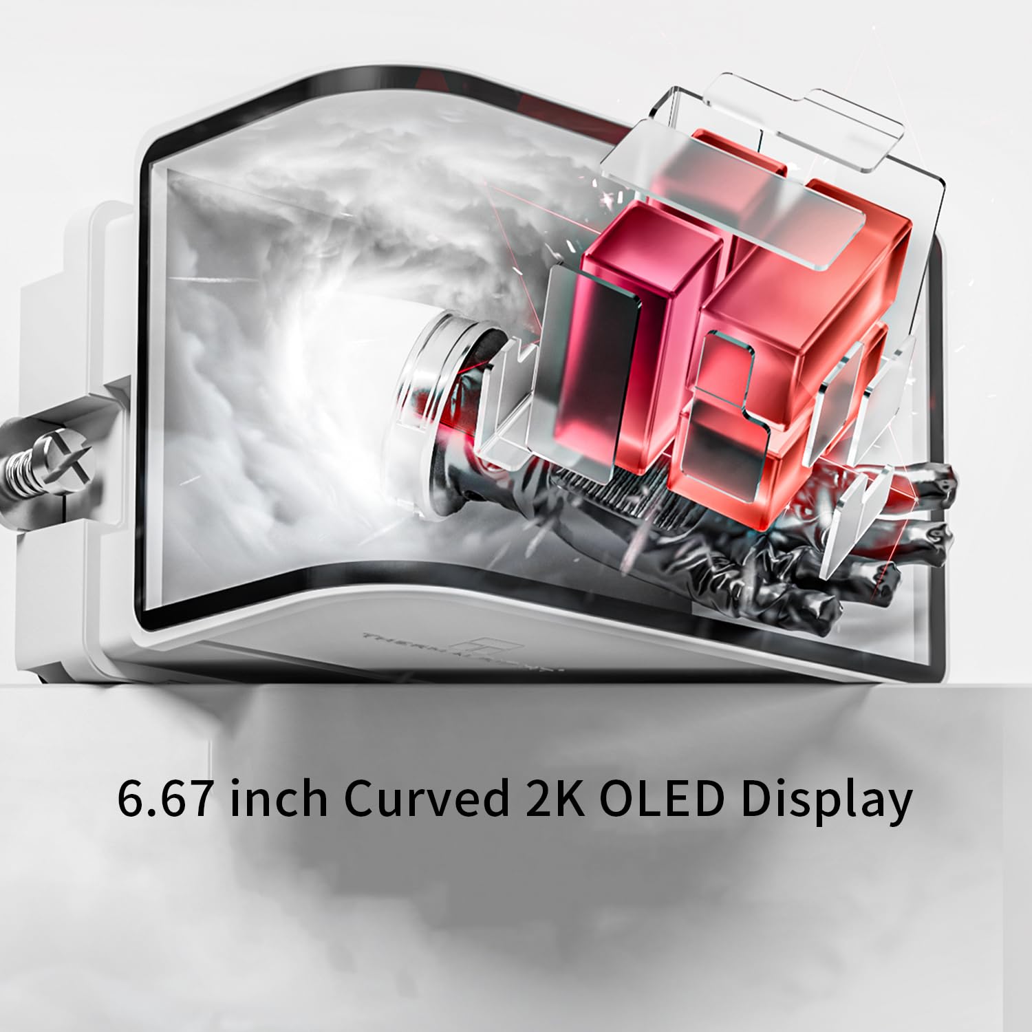 Picture of ثيرمالرايت وندر فيجن 360 يو بي إيه آر جي بي أبيض مبرد سائل لوحدة المعالجة المركزية