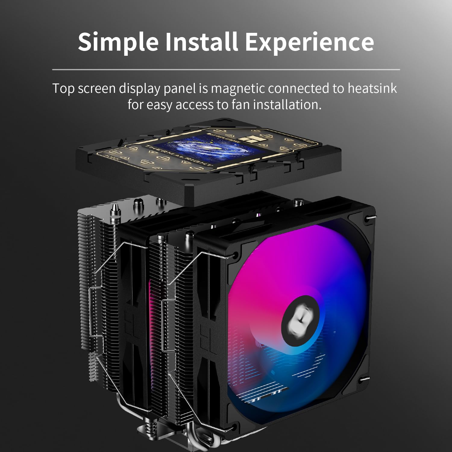 Picture of Thermalright Peerless Assassin 120 Vision ARGB Black CPU Cooler