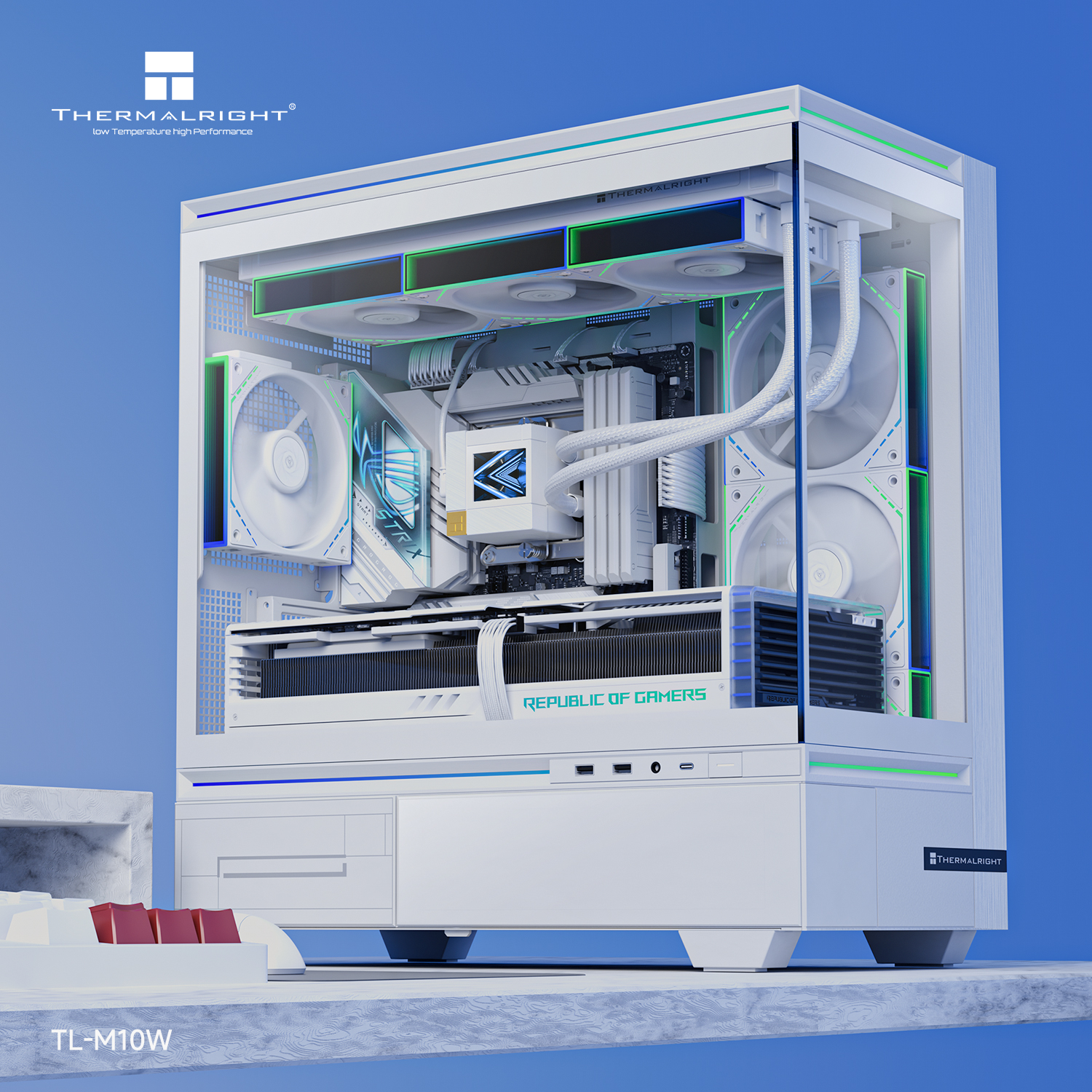 Picture of Thermalright TL-M10W Micro-ATX Mini Tower Case – White