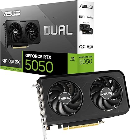 Picture of ASUS Dual GeForce RTX 5050 8GB GDDR6 OC Edition Graphics Card