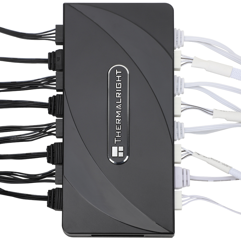 صورة لـ  موزع مراوح ومتحكم ARGB من Thermalright TL X8 – 8 منافذ PWM و ARGB 3-Pin 5V