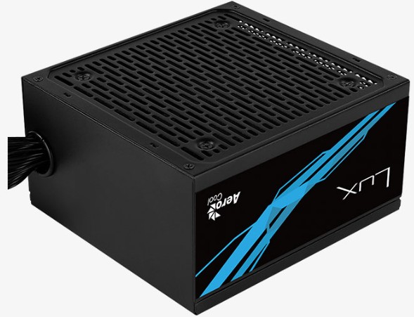 صورة لـ  مصدر طاقة AeroCool LUX550 ATX 500 واط أسود