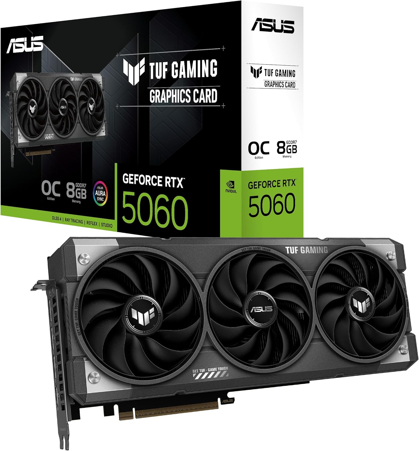 Picture of ASUS TUF Gaming GeForce RTX 5060 8GB GDDR7 OC Graphics Card