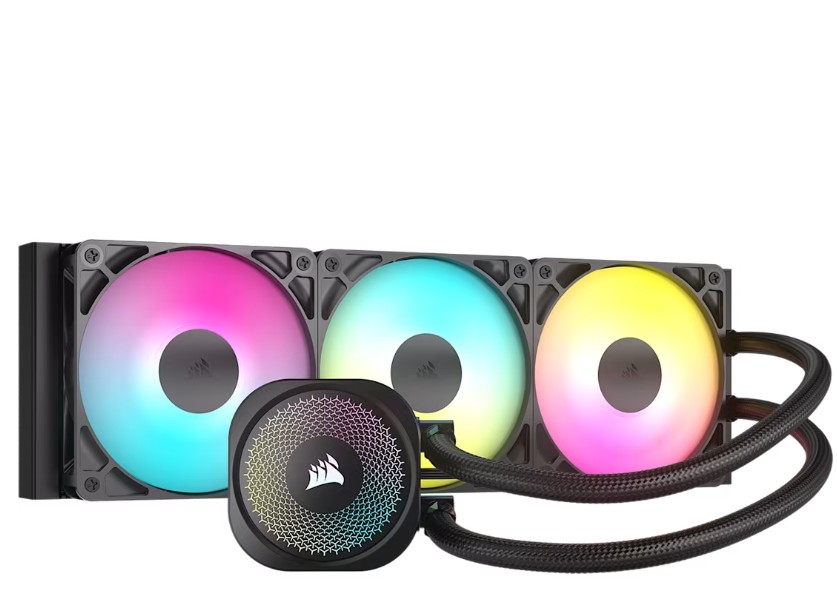 صورة لـ  مبرد مدمج CORSAIR Nautilus 360 RS ARGB باللون الأسود