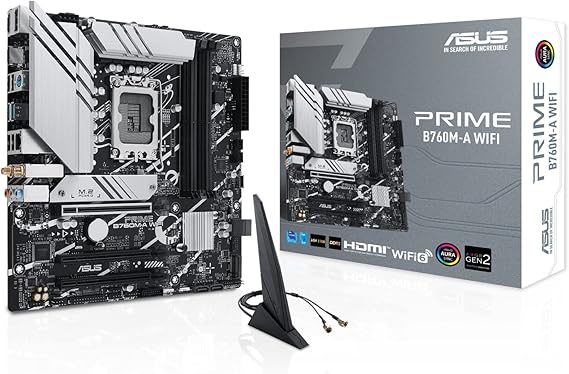 Picture of ASUS PRIME B760M-A WIFI DDR5 Intel LGA1700 Motherboard