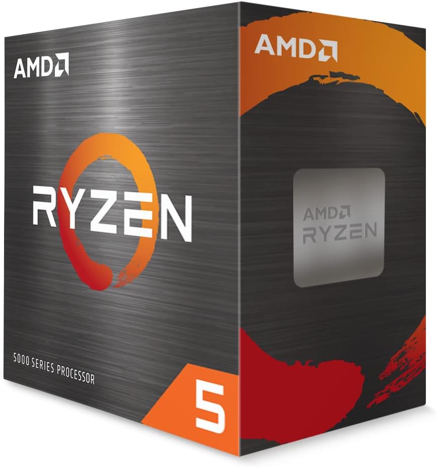 Picture of AMD Ryzen 5 5600 6-Core 12-Thread Desktop Processor AM4 with Wraith Stealth Cooler