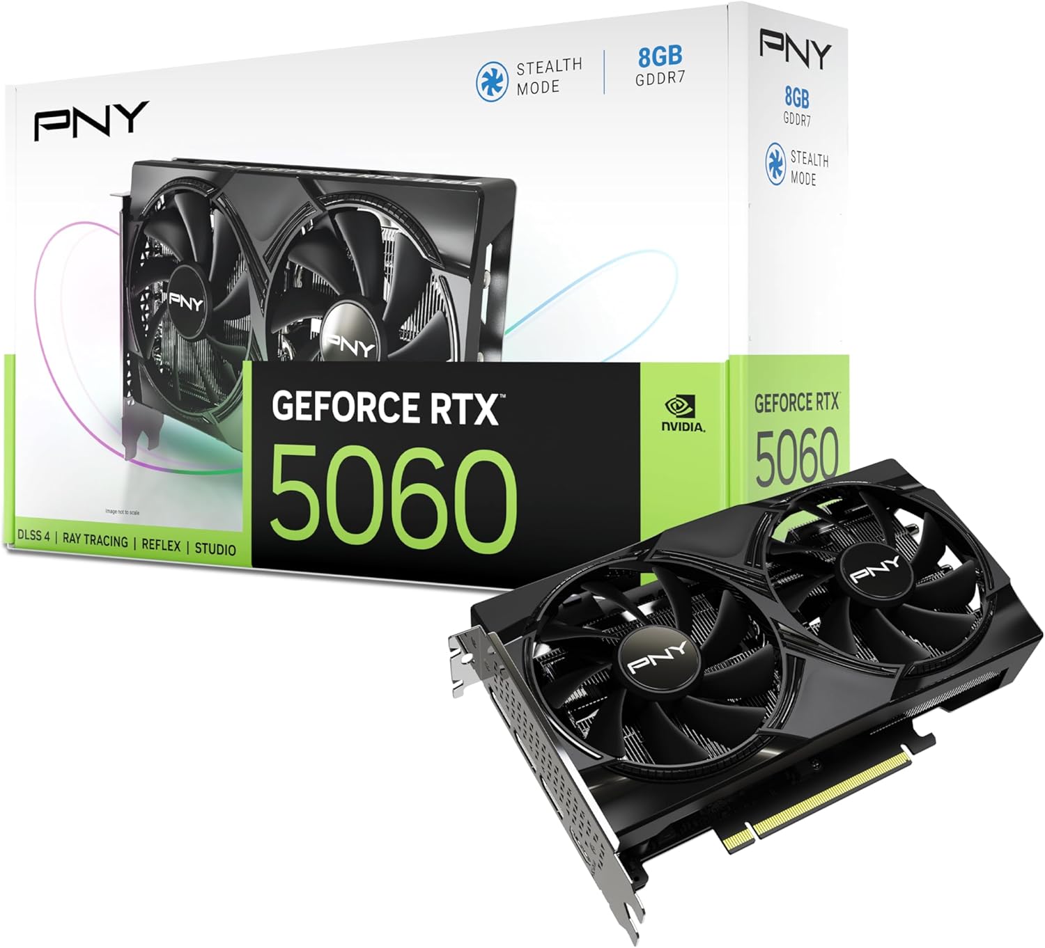 Picture of PNY GeForce RTX 5060 8GB Dual Fan DLSS 4 Graphics Card