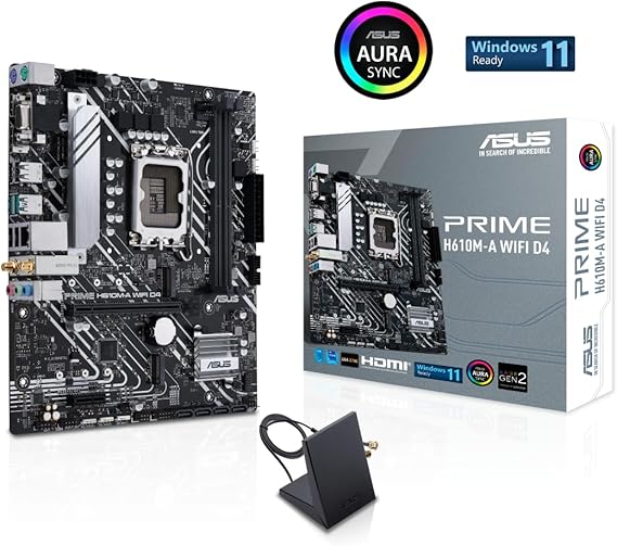 Picture of ASUS Prime H610M-A WiFi D4 Motherboard