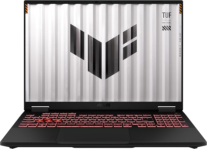 Picture of ASUS TUF Gaming A16 16 FHD 165Hz Gaming Laptop AMD Ryzen 9 8940HX NVIDIA GeForce RTX 5060 8GB 16GB DDR5 RAM 1TB NVMe SSD Windows 11 Gray