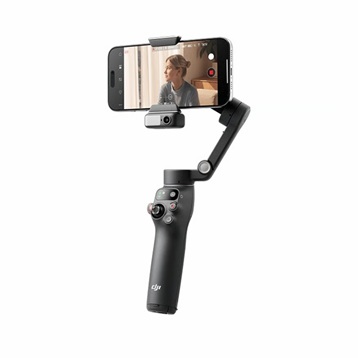Picture of DJI Osmo Mobile 8 Gimbal Stabilizer for Smartphones with 3-Axis Stabilization, Native Tracking, Extension Rod & Tripod - Grey