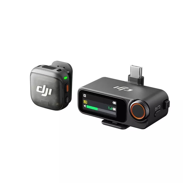 Picture of DJI Mic 3 Compact Wireless Microphone 1TX 1RX 16GB Black