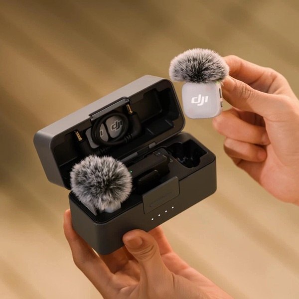 Picture of DJI Mic Mini 2 Wireless Microphone System with 2 Transmitters, 1 Receiver and Charging Case