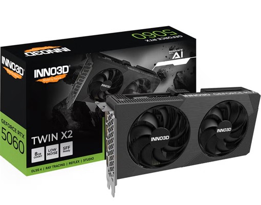 Picture of INNO3D GeForce RTX 5060 Twin X2 8GB GDDR7 Graphics Card
