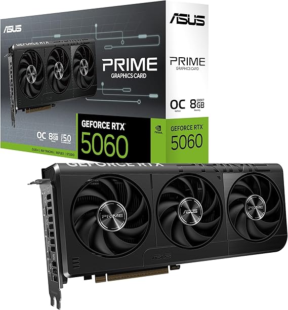 Picture of ASUS Prime GeForce RTX 5060 8GB GDDR7 OC Edition