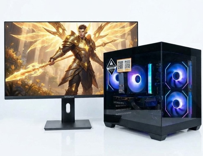 Picture of Gaming PC – Intel Core Ultra 5, RTX 5060, 16GB DDR5 5600MHz, 1TB NVMe 6000MB/s, H810M, 27 Inch 2K 180Hz Gaming Monitor